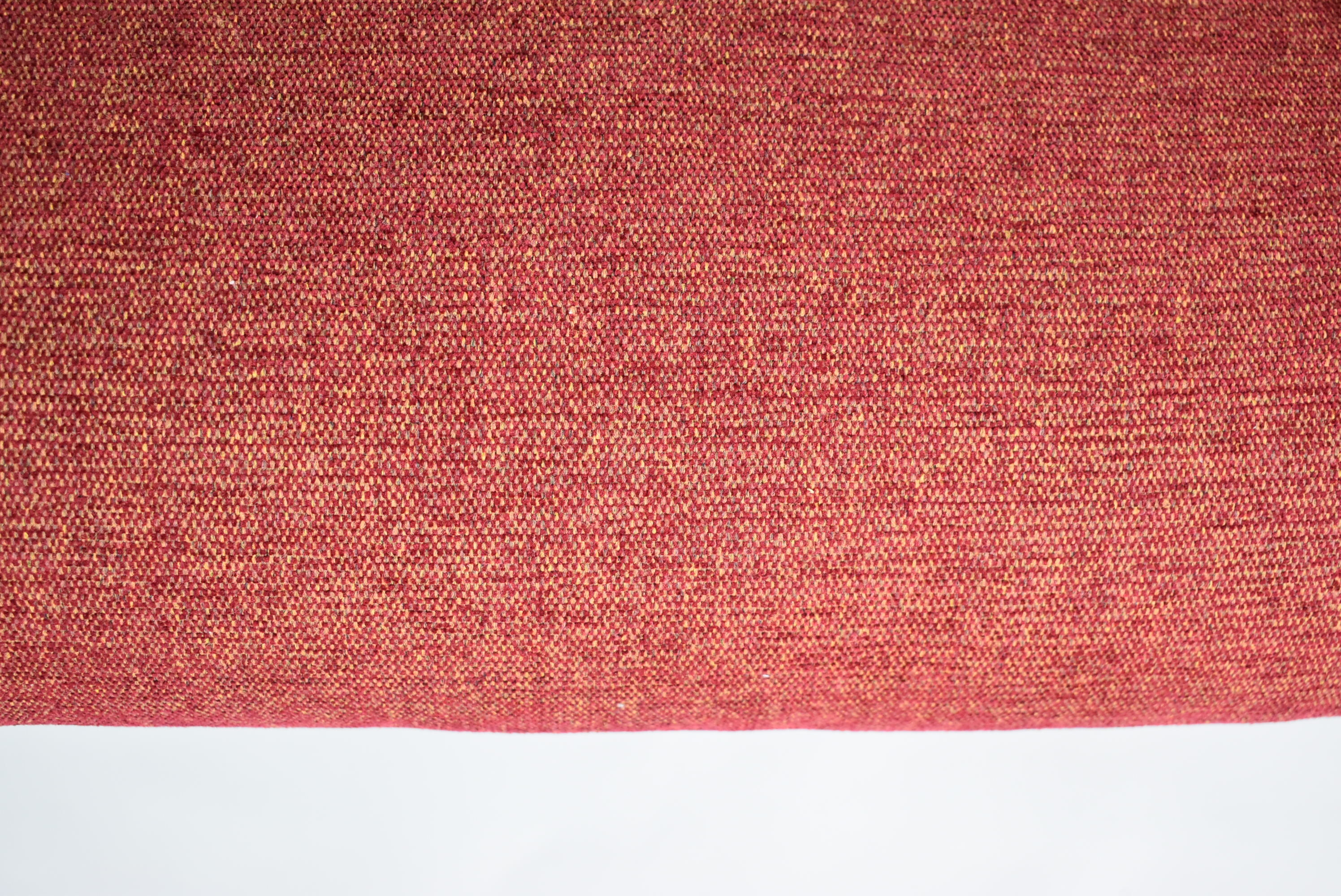 Fauteuil d'origine vintage "Relax", années 1960, Europe de l'Est, rénové, tissu rouge