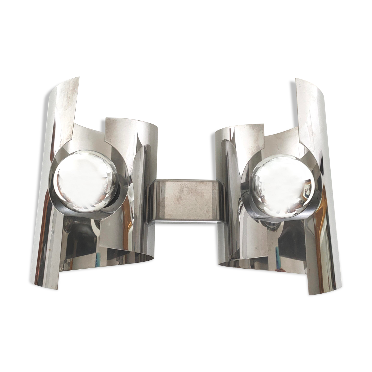 Double seventies space age wall lamp