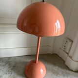 Verner Panton Salmon Flowerpot Portable Lamp