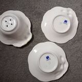 Dish drainer + 2 Silea Barbotine porcelain plates
