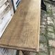 Lightened rustic oak console