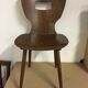 Chaise bistrot Baumann en hêtre années 50