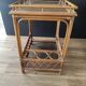 Desserte vintage en rotin
