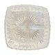 Glass dish with compartments