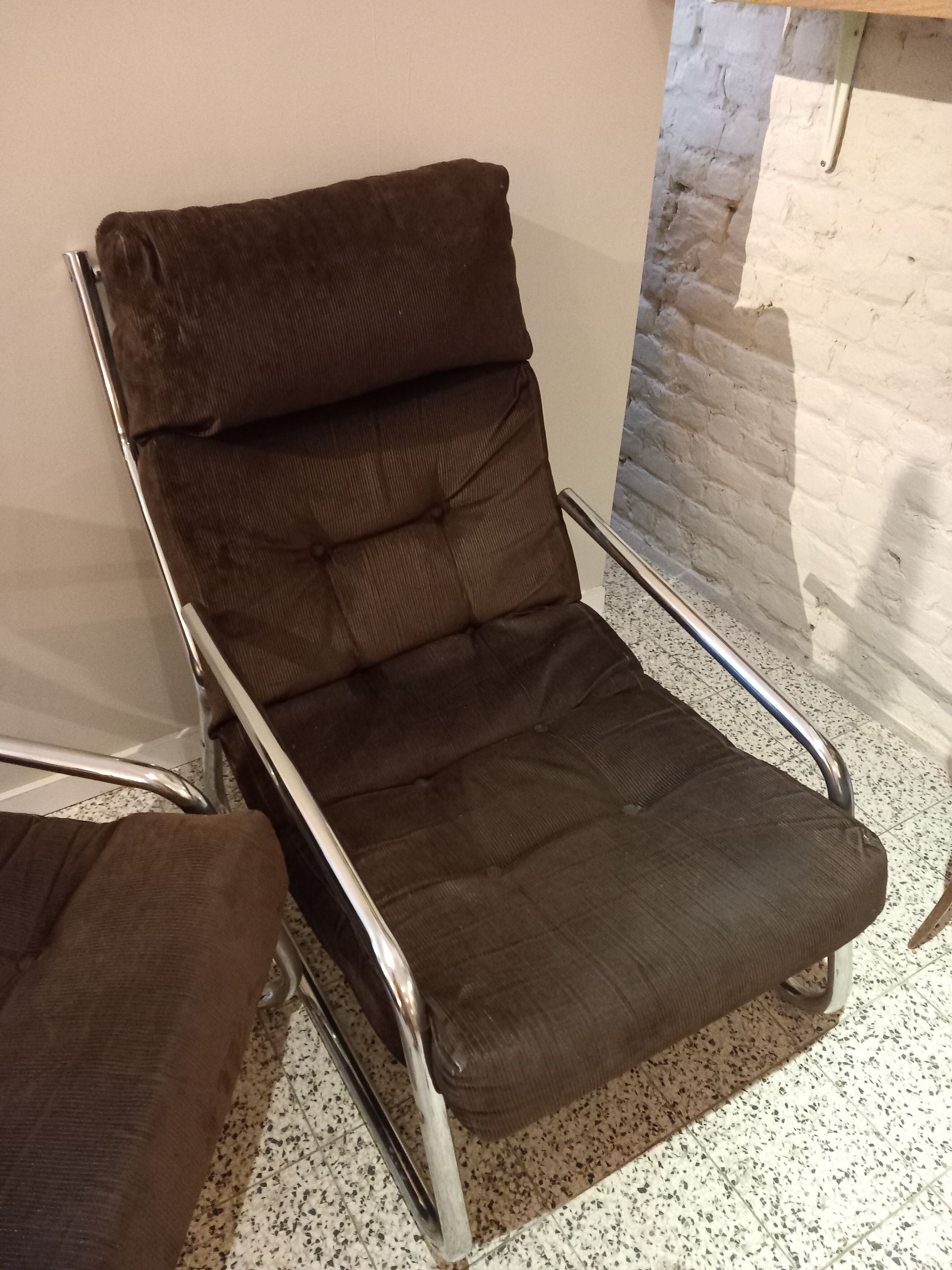 Gillis Lundgren armchairs for Ikea 1974