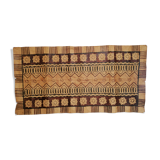 Old tapa. hanging of beaten bark cloth. oceania. 1° half of the xxth.