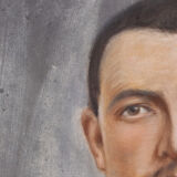 Tirage papier portrait homme au pastel - 18 x 24 cm