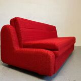 Red Apollo extendable sofa