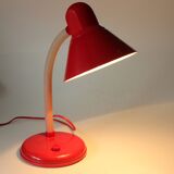 Space Age mid century modern table lamp made of metal and plastic, vintage from the 1970s