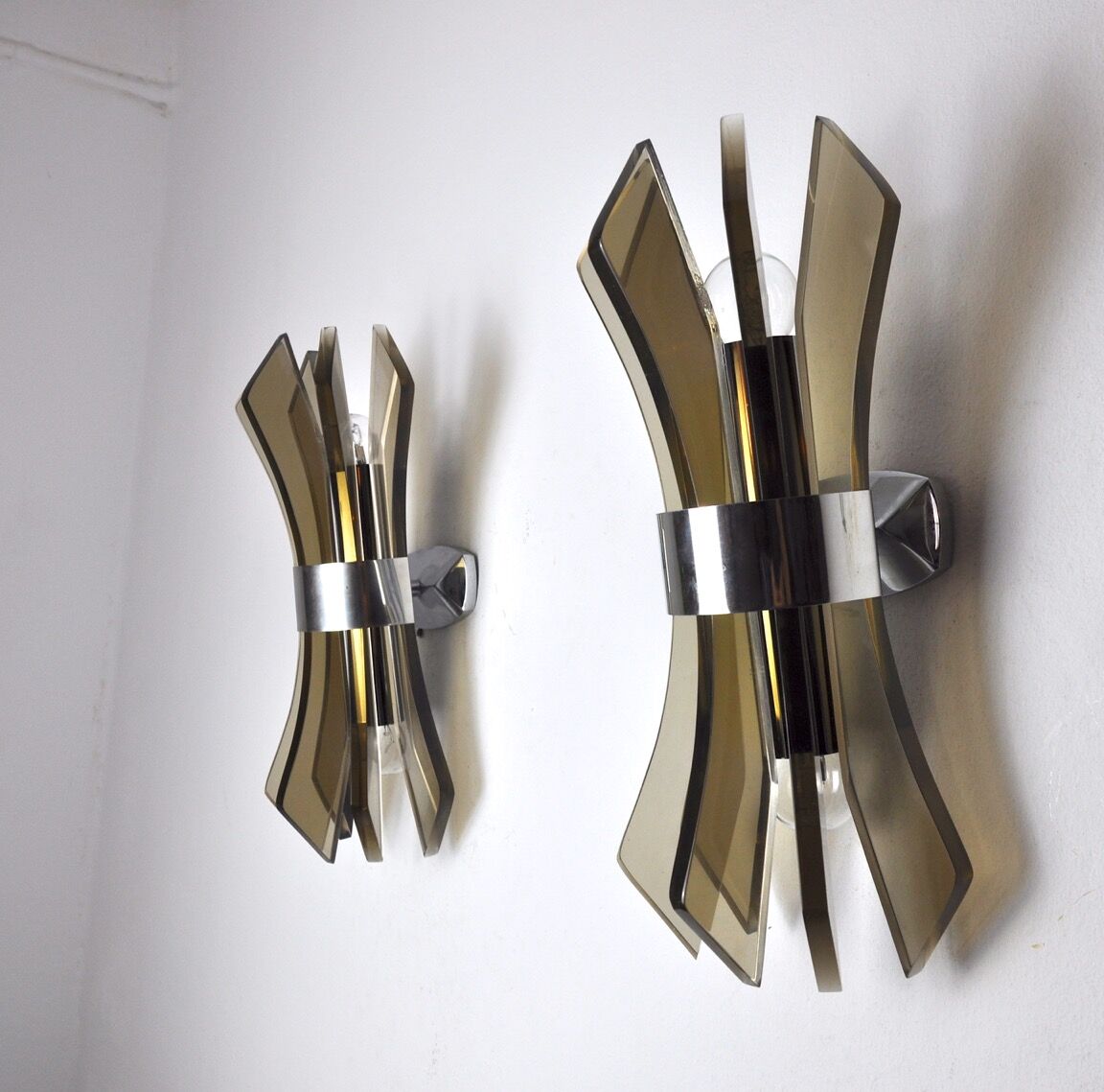 Pair of Veca sconces in Bakelite, Italy, 1970