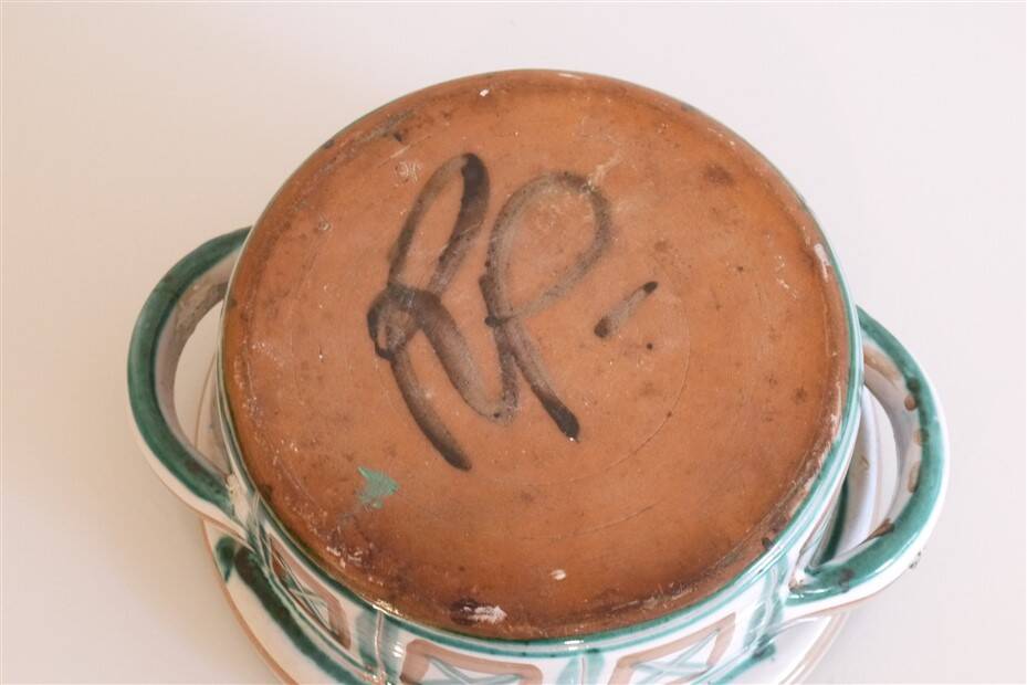 Lidded pot by Robert Picault, Vallauris ceramics