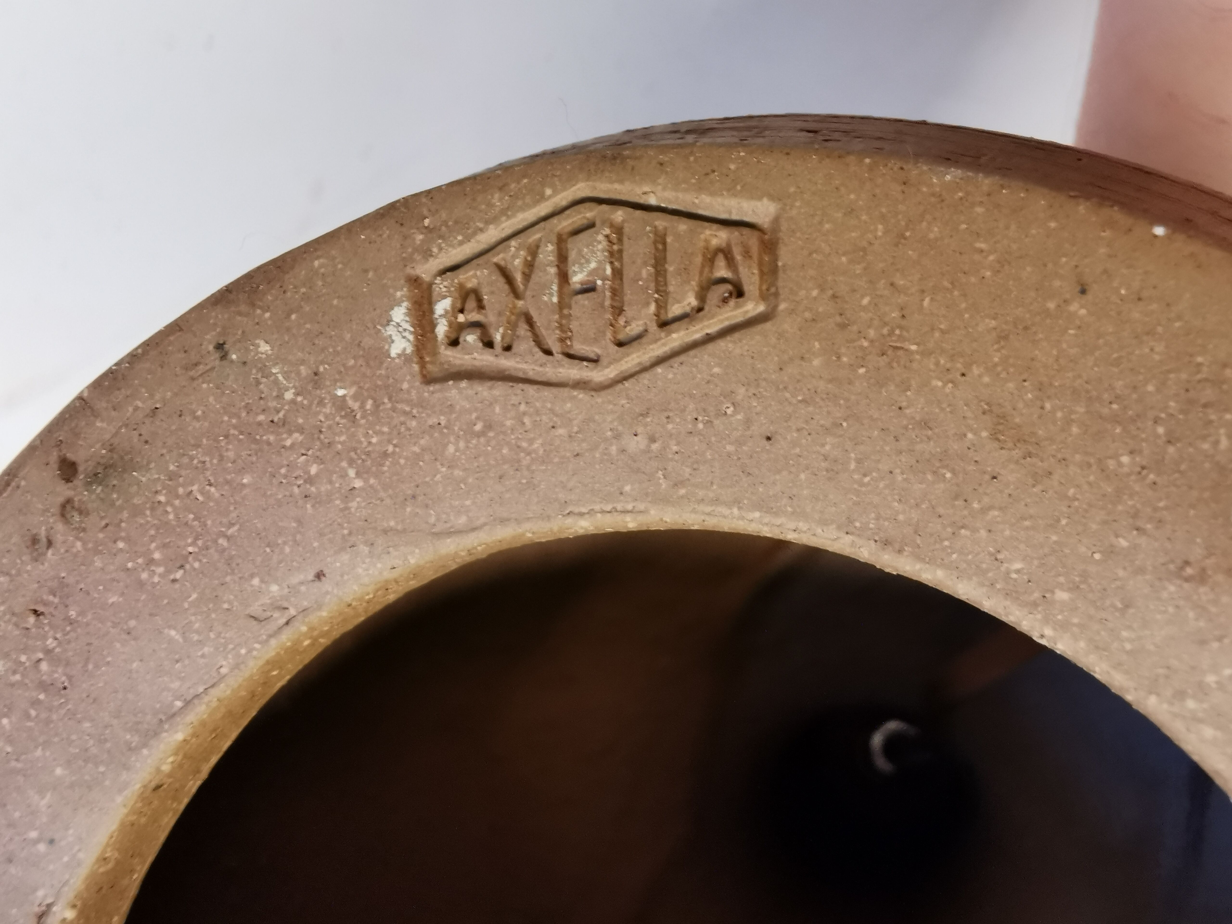 Ceramic table lamp from Danish Axella, 1960