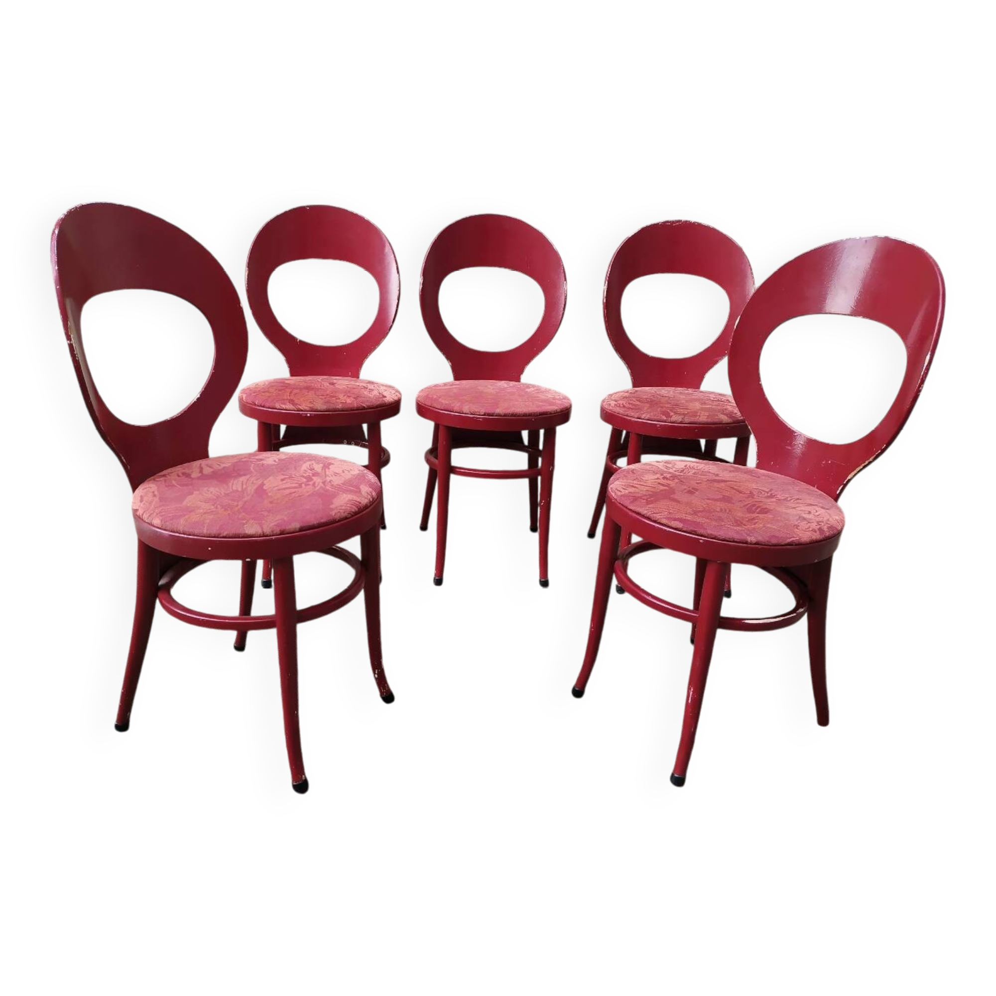 5 Baumann seagull bistro chairs