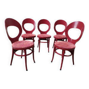 5 chaises bistrot baumann
