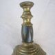 Antique bronze lamp base