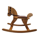 Beech rocking horse