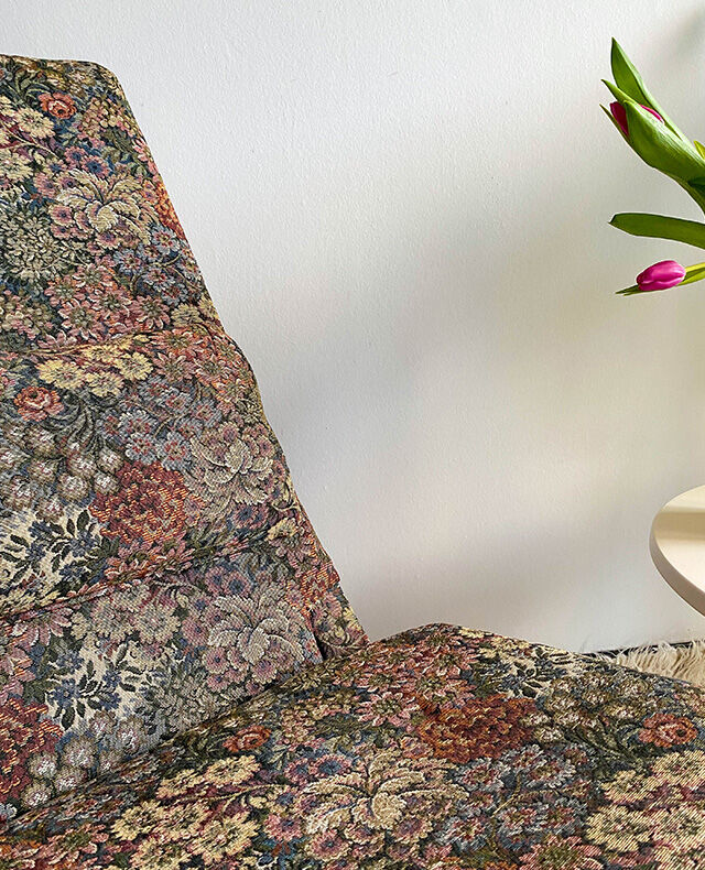 Upholstered recliner chair