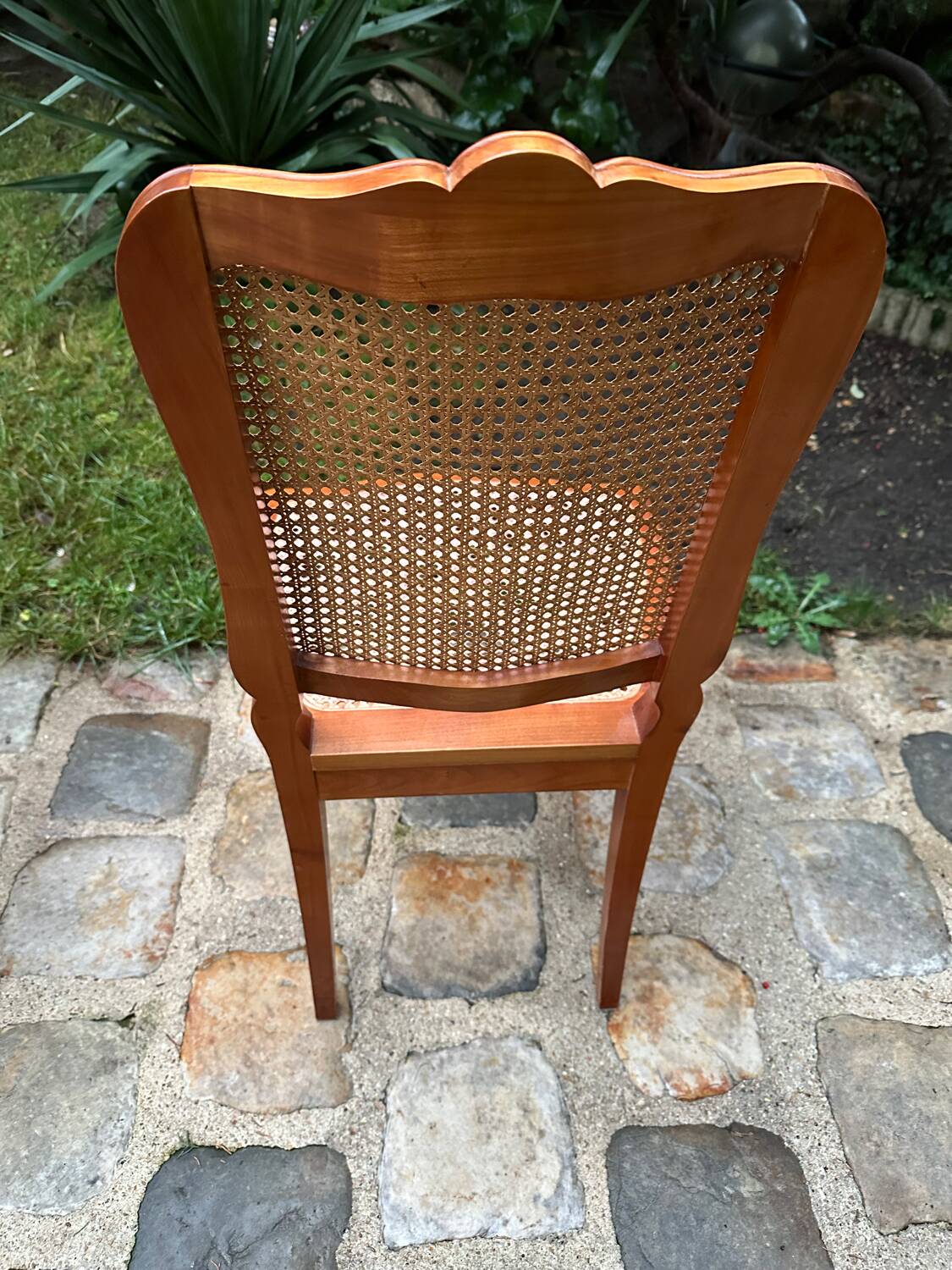 Caned chairs in Louis XV style