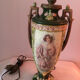 Pair of old women's decoration lamps