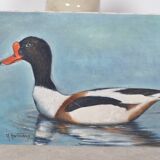 Huile sur toile canard