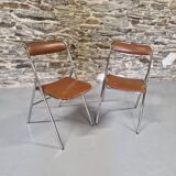 Set of Souvignet folding chairs