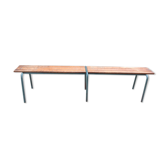 Banc écolier vintage