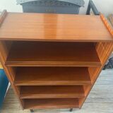 Vintage glass library from the 1960s.