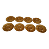 Assiettes en barbotine Gien