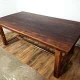 Vintage solid oak farmhouse table