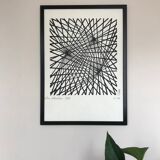 Kinetic lithography, structure, 1995, by c. du plessis