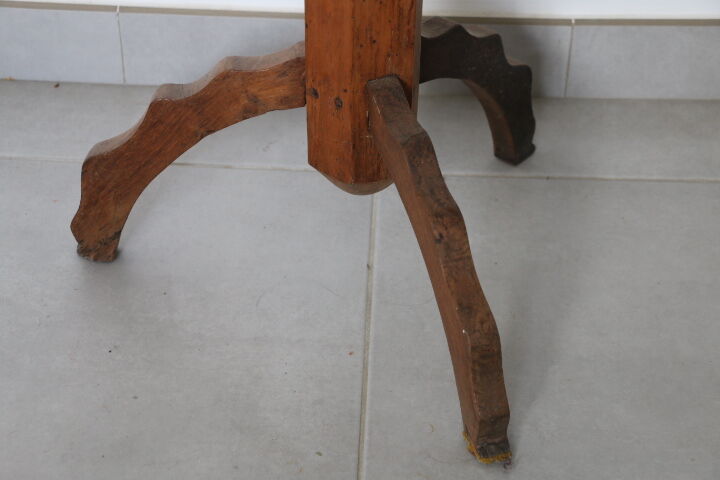 Sellette à tiroir bois 1950