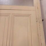 Old Haussmannian door 83x219.5cm with glazed transom frame.