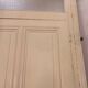 Old Haussmannian door 83x219.5cm with glazed transom frame.