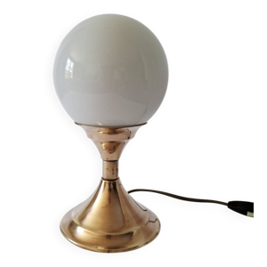 Lampe en laiton pied - tulipe