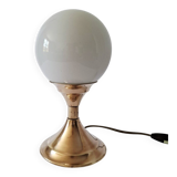 Vintage tulip base brass lamp