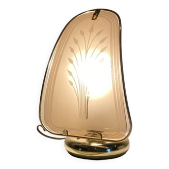 Lampe en verre vintage