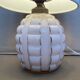 Small antique glass table lamp