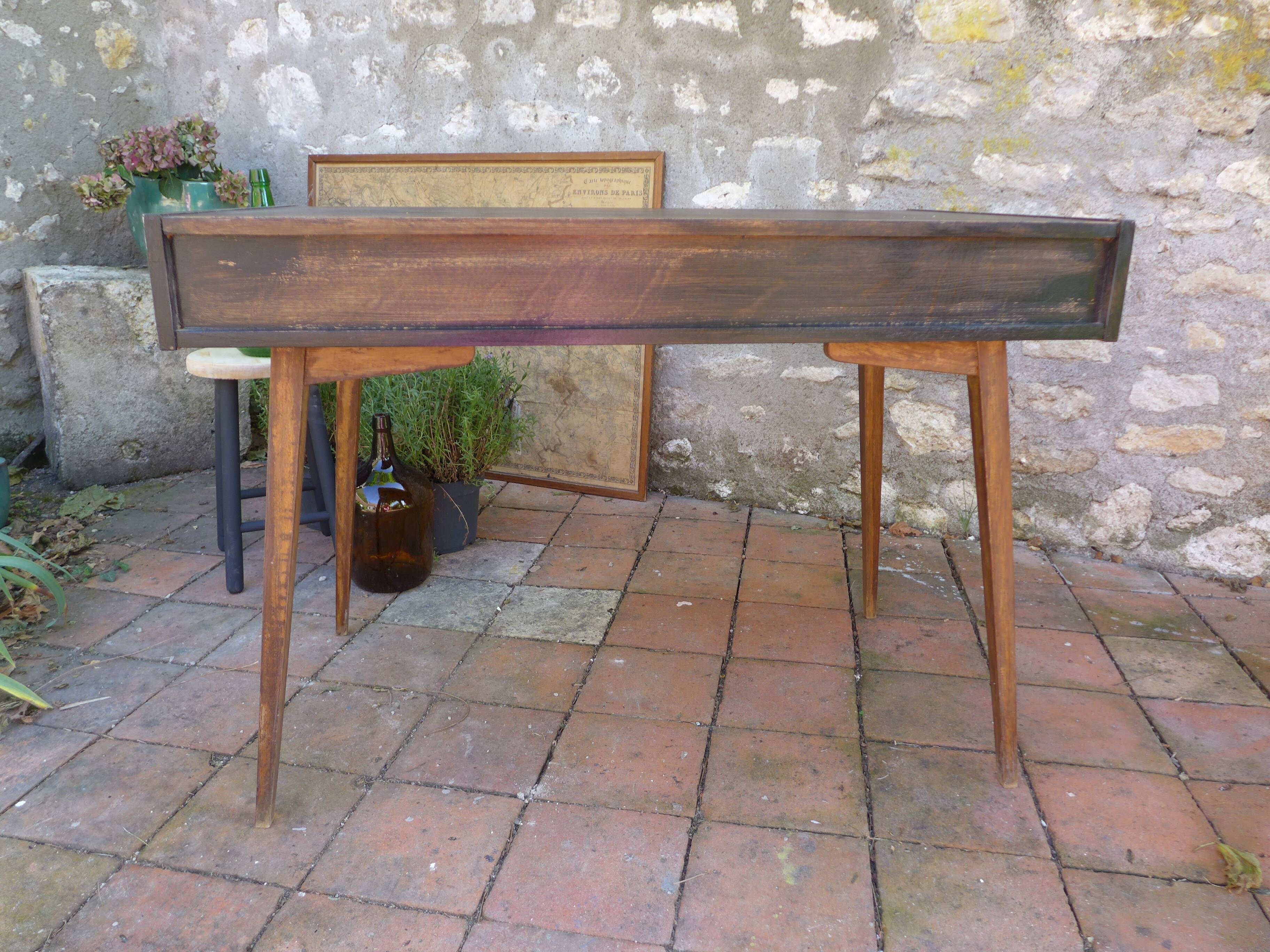 Vintage black desk