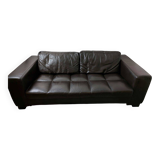 3-seater sofa Cierre Imbottiti – High-quality leather – Very good condition