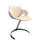 Ensemble Euro Steel International Space Age : Table Verre & 4 Chaises
