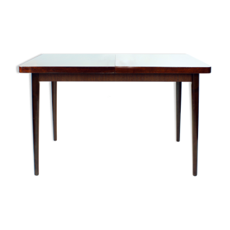 Extendable dining table in mahogany by Jitona, Czechoslovakia 1960s