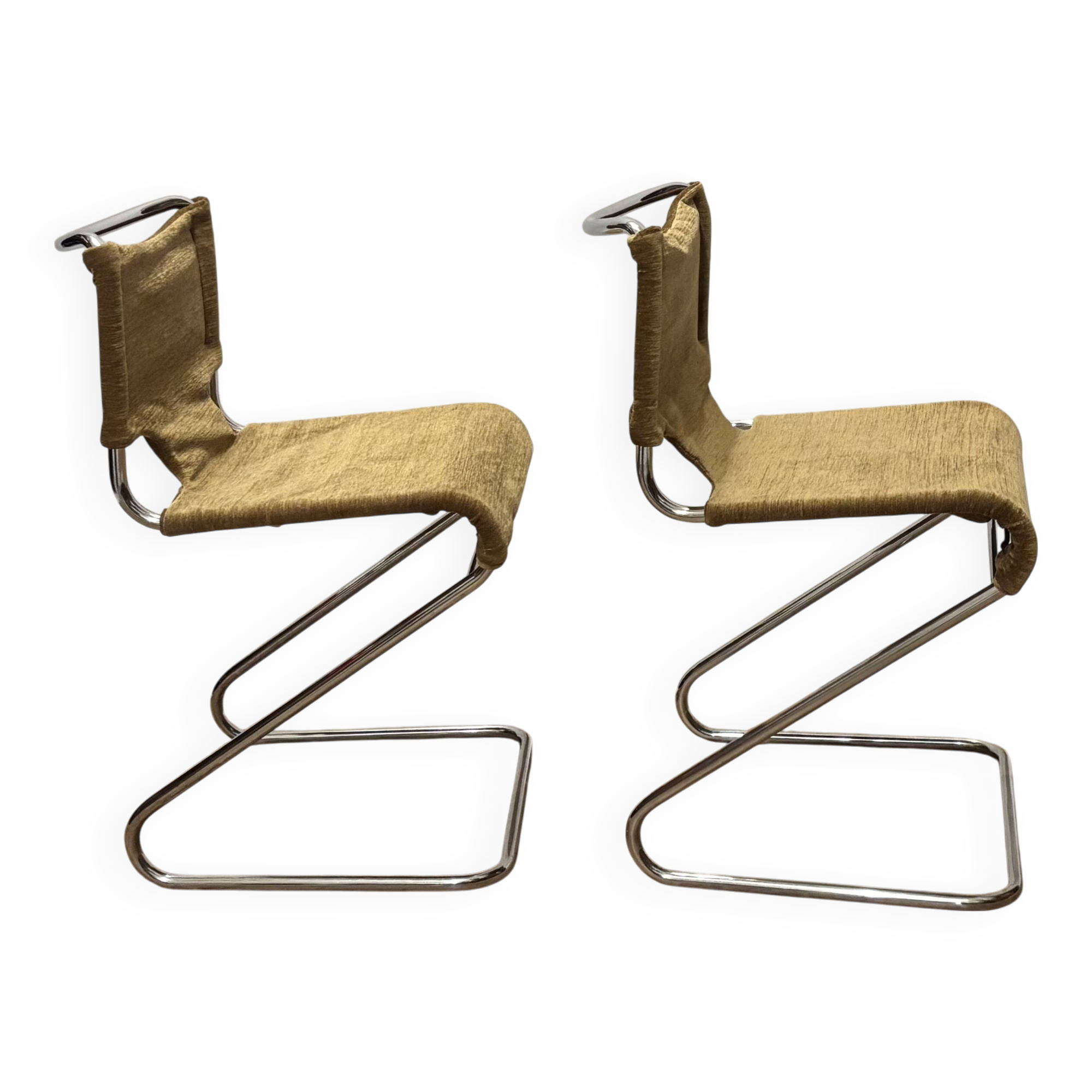 Pair of Biscia de Mourgue chairs from the 70s