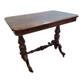 Antique mahogany bistro table