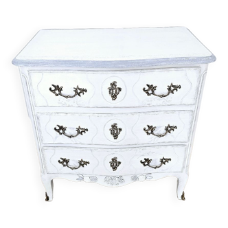 White chest of drawers with birds