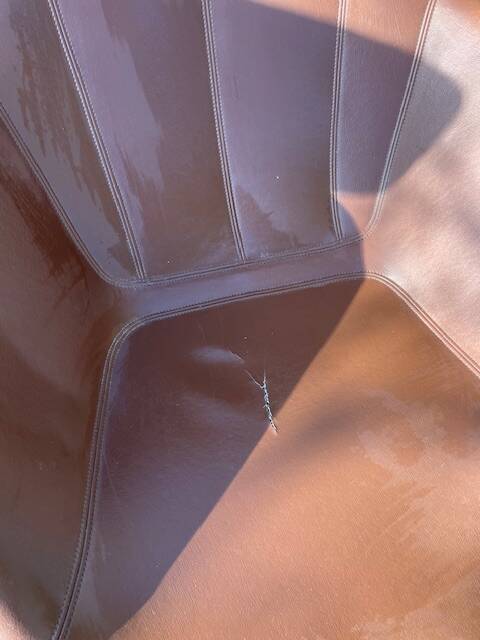 Pair of Moroso Italian design swivel armchairs