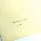 Botanical engraving - Stemless gentian - Vintage plate by PJ. Redouté