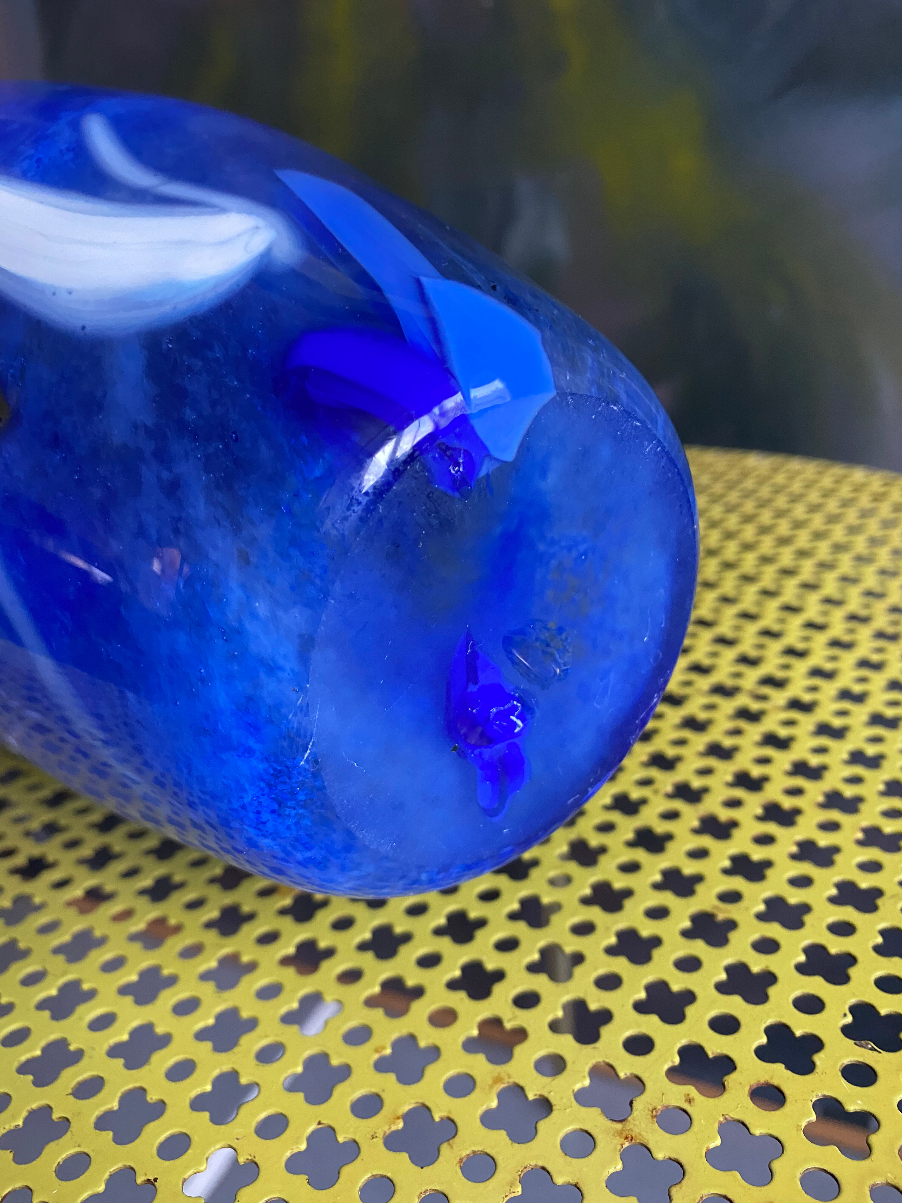 Murano vintage glass vase 80s/90s