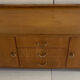 Vintage chest of drawers feet compass