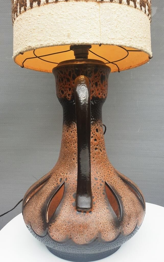 Ceramic floor floor lamp Danish Design 1970