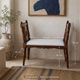 Window bench in carved walnut, late 19th century, renovated seat, 70 cm